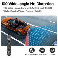 Module vidéo industriel, module de caméra USB à double objectif 8MP, CMOS X2 1/2.55'', 2560*1440*30fps, 100 °   FOV, objectif 2,8 mm, UVC