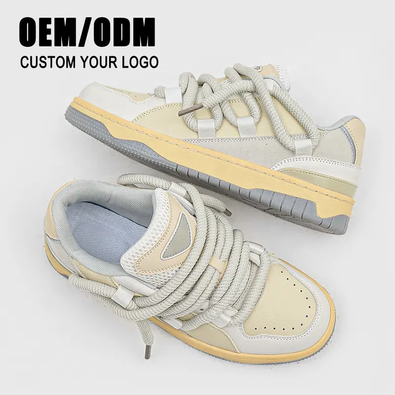 2023 Custom Logo Brand Genuine Leather Manufacturer Women Men Private Label Casual Sport Shoes Sneakers