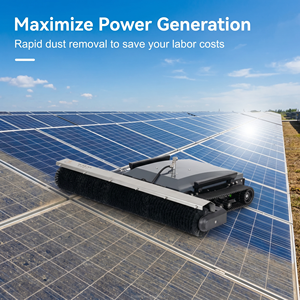 Robot de <span class=keywords><strong>nettoyage</strong></span> automatique autonome pour panneaux photovoltaïques, système de rouleaux coulissants, <span class=keywords><strong>nettoyage</strong></span> à sec, <span class=keywords><strong>nettoyage</strong></span> à l'eau - Product Image 2