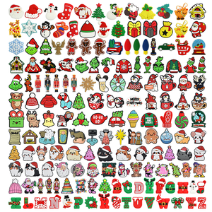 Wholesale PVC <b>Soft</b> <b>Shoe</b> Charms for 2025 Popular Christmas Decorations for Clogs <b>Shoe</b> Charms - Product Image 1