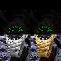 Jam Tangan Bisnis NIBOSI 2589 Baru 2023 Hemat Biaya, Fitur Tahan Air, Analog, Tanggal, Bahan Stainless Steel, Quartz