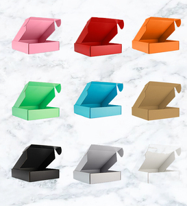 Xinrunjin personalizable respetuoso con el medio ambiente reutilizable automontaje de 5 capas de doble E-Pit cartón corrugado duro de 5 lados colorido - Product Image 4