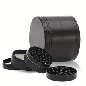 Premium 63mm 4 Layer CNC Aluminum Dry Herb Grinder Anodized Metal Spice Mill with Razor Sharp Teeth - Product Image 1