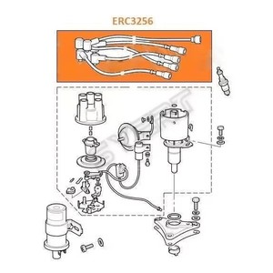 ชุดสายไฟจุดระเบิดรถยนต์คุณภาพสูง ERC3256 346476 สำหรับแลนด์โรเวอร์ซีรีส์ - <span class=keywords><strong>2.25</strong></span> - Product Image 2