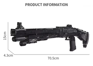Mould <span class=keywords><strong>King</strong></span> 14003 1061 Piezas Serie Militar Escopeta Benelli M4 Juguete de Bloques de Construcción Modelo Técnico Educativo Regalo Festivo - Product Image 6