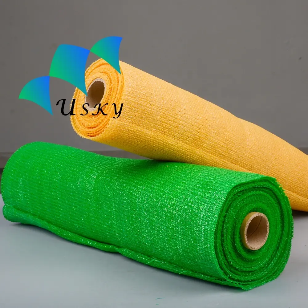 Impermeabile sole ombreggiatura reti 100% HDPE verde 40% di stoffa ombra vela elastico della maglia di compensazione Cina ombra rotolo di stoffa agricolo