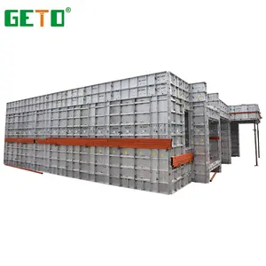 Prefab House Lightweight Building Material Aluminum Wall Formwork Metal Silo Concrete Forms for Houses