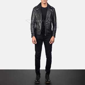 2024 vente en gros meilleur prix veste en cuir personnalisée pour hommes hiver en cuir véritable de haute qualité avec duvet fabriqué au Pakistan - Product Image 6