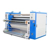Presse à chaud semi-automatique grand format, alimentation par le bas, tambour 420, pour rideaux, nouvelle