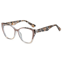 87218 oeil de chat ressort charnière ordinateur Cp lunettes cadre optique rétro lunettes montures