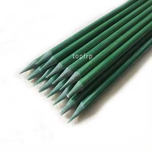 Tiges en fibre de verre de couleur naturelle haute résistance, bâtons ronds flexibles, piquets en fibre de verre solides avec service de découpe - Product Image 1