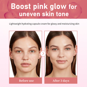 PDRN coreano <span class=keywords><strong>crema</strong></span> <span class=keywords><strong>magica</strong></span> per il viso color rosa capsula di collagene con Niacinamide vitamina B5 idratante <span class=keywords><strong>crema</strong></span> Anti-rughe - Product Image 4