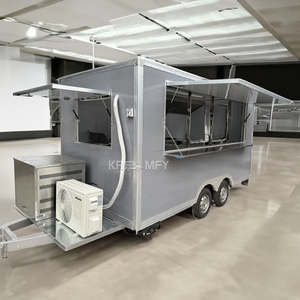 4m Coffee Shop <b>Fiberglass</b> Multifunction Mobile Trailer Ice Cream Car Bakery Food Truck - Product Image 5