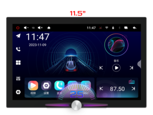 Autoradio universel pour voiture avec écran QLED 2K de 10/13 pouces, processeur DQ50 Octa Core <span class=keywords><strong>Android</strong></span>, <span class=keywords><strong>GPS</strong></span>, double amplificateur TDA7850 DSP, 4G/WiFi - Product Image 1