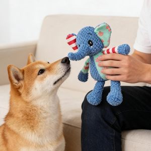 Wholesale Dinosaur Dog Toy Set in Stock Soft <b>Plush</b> Animal Chew Toys for OEM ODM Retail Packaging Orders Bulk Supply - Product Image 1
