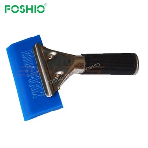 FOSHIO Racloir vinyle en caoutchouc bleu max PRO <span class=keywords><strong>Kit</strong></span> d'outils de nettoyage de vitres teintées avec poignée - Product Image 2