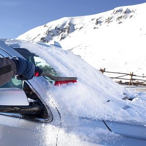 Motorhome nhựa nhôm kính thiên văn mở rộng băng <span class=keywords><strong>scraper</strong></span> với tuyết bàn chải - Product Image 2