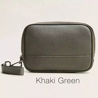 Logo personnalisé en cuir de galets pour hommes, bracelet de toilette lavage douche cosmétique organisateur Dopp Kit voyage salle de bain trousse de toilette pour hommes