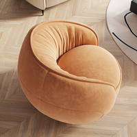Fauteuil de salon moderne avec revêtement, fauteuil confortable pour appartement et hôtel, design de tissu personnalisable
