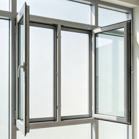Ventanas Inteligentes con Privacidad Conmutable, Vidrio de Aluminio, Apertura Eléctrica, Control Remoto Inteligente, Ventanas Abatibles Automáticas