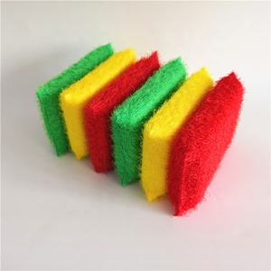 <span class=keywords><strong>พลาสติก</strong></span>ตาข่ายโฟมจานขัดฟองน้ำพิมพ์กระดาษแข็งฟองน้ำครัว - Product Image 1