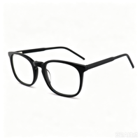 Lunettes rondes en acétate anti-lumière bleue pour hommes et femmes, monture optique rétro pour ordinateur, blocage de la lumière bleue, vente en gros