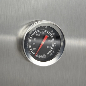 Chuyên Nghiệp Ngoài Trời Thép Không Gỉ Bánh Pizza Mui Xe Nhiệt Kế Có Thể Điều Chỉnh Tập Tin Đính Kèm Cho Bánh Pizza Lò Nướng BBQ Lò Nướng Trực Tiếp Từ Nhà Máy - Product Image 4