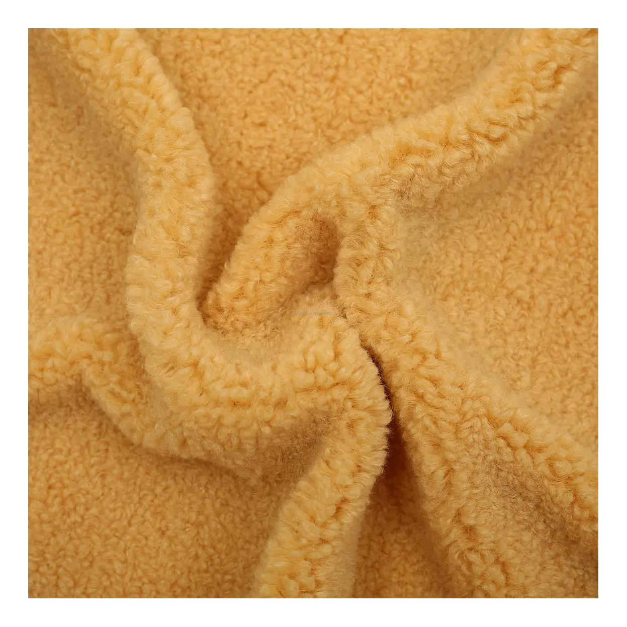 Vente chaude 100% Polyester recyclé tissé tricoté laine Tweed Plaid fabricant hiver Stock velours polaire tissu