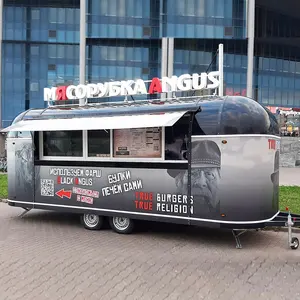 Mobile concessione cibo caravan rimorchio airstream mobile food truck/catering truck in vendita UK irlanda