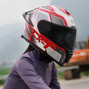 Más barato Unisex Adulto DOT Aprobado Full Face Casco <span class=keywords><strong>de</strong></span> motocicleta <span class=keywords><strong>de</strong></span> alta calidad personalizado ABS Cascos Vintage Street Quick Release - Product Image 6