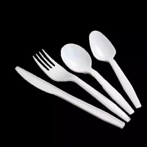 Nhiệm Vụ Nặng Nề Tái Sử Dụng Rõ Ràng PS Nhựa Dao Kéo Đặt Dùng Một Lần Bữa Ăn Tối Nĩa Dao Muỗng Cho Các Bên Và Nhiệm Vụ Nặng Nề Plasticware - Product Image 5