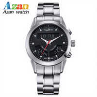 Meilleur prix de gros, montre islamique en acier inoxydable, vente chaude de l'usine de montres, boussole Qibla, notes