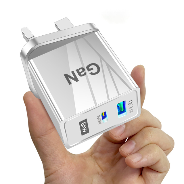 20w 65w BK376-GaN Charger Pd Qc3.0 Gan Mobile Phone Charger Fast Charging Complete Usb Port Wall Chargers
