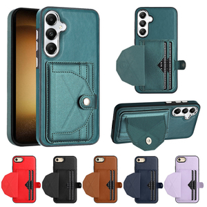 Portefeuille de luxe en cuir Pu étui de téléphone à rabat pour Samsung S24 S23 S22 A15 A25 A34 A54 <span class=keywords><strong>A73</strong></span> A33 A52 A12 A32 A72 Ultra Plus - Product Image 2