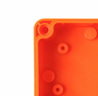 Boîtier de jonction électronique extérieur étanche certifié IP65 CE ROHS 85*85*40 en ABS, plage de température -40~+75°C