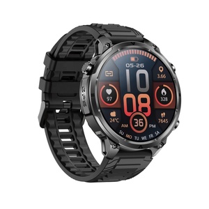 MK100 GPS นาฬิกาสมาร์ทวอทช์สำหรับเล่นกีฬา รองรับการโทรผ่านบลูทูธ หน้าจอ 1.7 นิ้ว วัดอัตราการเต้นของหัวใจ วัดค่าออกซิเจนในเลือด กันน้ำ 1ATM แบตเตอรี่ 720mAh ใช้งานได้ยาวนาน - Product Image 3