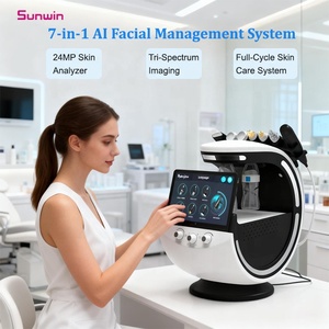 Appareil Esthétique <span class=keywords><strong>Soin</strong></span> de la Peau 2026 7-en-1 Glace Noire et Bleue Rajeunissement Cutané Hydrodermabrasion Machine de Traitement Facial Coréen - Product Image 4