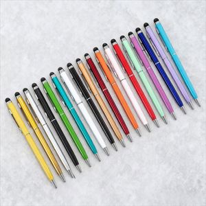 Stylos à bille métalliques promotionnels à succès avec logo, stylet universel, encre gel, vente en gros, stylo personnalisé adapté au marketing - Product Image 2