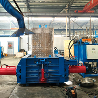 Compacteur horizontal hydraulique pour copeaux métalliques, pour le recyclage des copeaux d'acier, d'aluminium et de cuivre provenant de tours