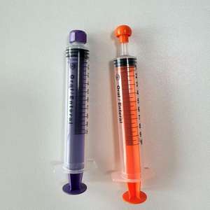 Jeringa Médica Estéril Desechable para Alimentación Oral de 1/<span class=keywords><strong>3</strong></span>/5/10 <span class=keywords><strong>ml</strong></span> con Tapa Protectora - Product Image 1