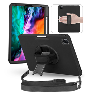 Custodia per Tablet con Supporto Intelligente Integrato per <span class=keywords><strong>Apple</strong></span> <span class=keywords><strong>iPad</strong></span> <span class=keywords><strong>Pro</strong></span> <span class=keywords><strong>12.9</strong></span> 2021/2020, con Tracolla per Bambini, Cover Antiurto - Product Image 2