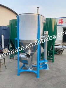 Cuchillas intensificadoras VBJX industriales de 100kg y 500kg con máquina mezcladora de cinta de polvo de harina de alimentación de grano vertical - Product Image 5
