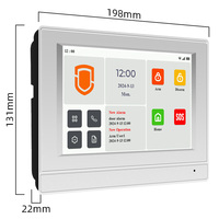 Système d'Alarme de Sécurité Anti-Cambriolage Sans Fil Wolf-Guard pour Maison, avec Écran IPS Pleine Couleur 7 Pouces, WiFi+4G GSM SMS, Compatible Tuya Smart Life