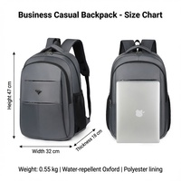 Sac à dos professionnel imperméable pour homme, grande capacité, en tissu Oxford, pour ordinateur portable, idéal pour l'école, les voyages, le travail ou l'université