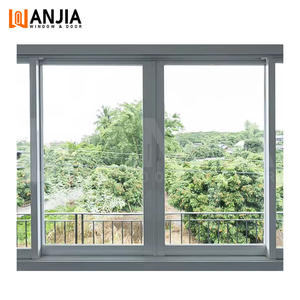 WANJIA Cửa Sổ Trượt Kính Hai Lớp Bằng Nhựa Upvc Nhà Máy Cửa Sổ Trượt Kính - Product Image 1