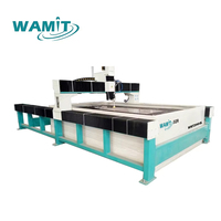 Jet d'eau abrasif haute pression 5 axes CNC 60000psi, machine de découpe à jet d'eau industrielle pour le verre, qualité supérieure
