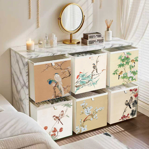 Bán buôn New đổi mới đồ chơi trẻ em hộp <span class=keywords><strong>mini</strong></span> <span class=keywords><strong>bin</strong></span> quần áo lưu trữ Box Organizer vải lưu trữ Thùng - Product Image 1