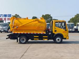 New Dongfeng 6×2 Sewage Suction Truck 5 Cubic Heating Tank Anti-Freezing, Domestic & Import Oil Circulation Vacuum Pump Optional - Product Image 2