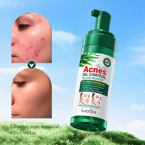 OEM ODM Oli Control Clean Acnes Tratamiento Limpiador facial Espuma Lavado facial para el cuidado de la piel Belleza Árbol de té Lavado facial - Product Image 5