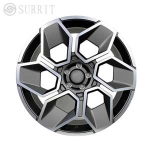 ปืนล้อแม็กสีเทาเข้ากันได้กับ Li 20 21 22นิ้วความกว้าง9.5J et 42 5X120 CB 62.55ขอบที่กำหนดเอง - Product Image 4